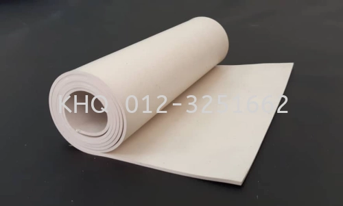 White Silicone Sponge Rubber Sheet