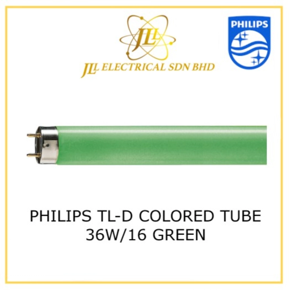 PHILIPS TL-D COLORED TUBE 36W/17 GREEN 871150064300140
