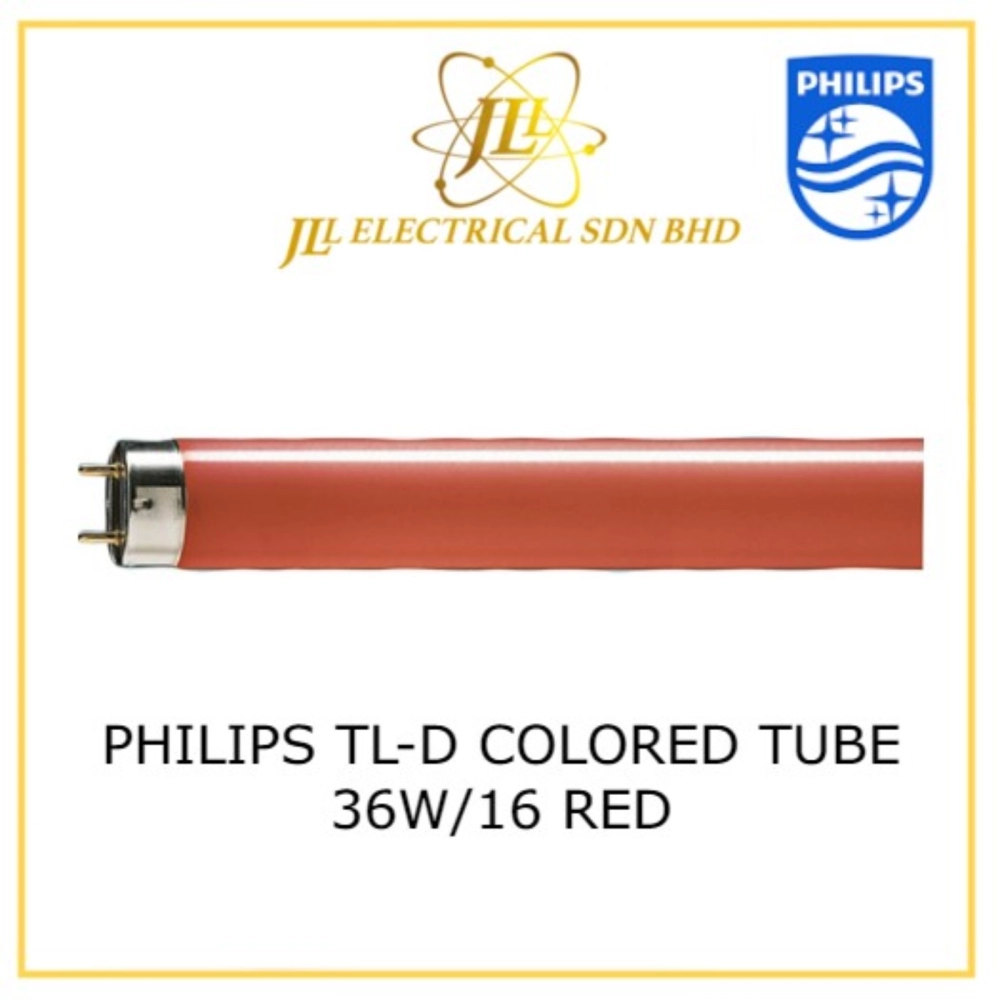 PHILIPS TL-D COLORED TUBE 36W/15 RED 871150072748040