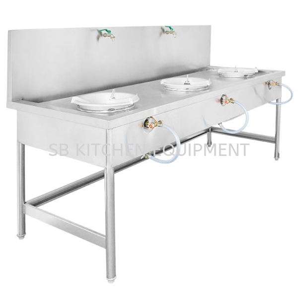 Stainless Steel Kwali Range (E) Type -3 Burner Kitchen Equipment Selangor, Malaysia, Kuala Lumpur (KL), Sungai Buloh Supplier, Suppliers, Supply, Supplies | SB KITCHEN EQUIPMENT