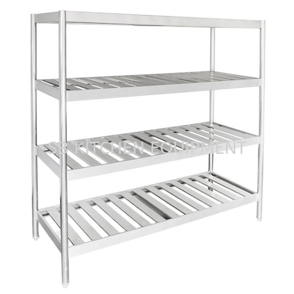 Stainless Steel 4 Tier Rack -Slatted Kitchen Equipment Selangor, Malaysia, Kuala Lumpur (KL), Sungai Buloh Supplier, Suppliers, Supply, Supplies | SB KITCHEN EQUIPMENT