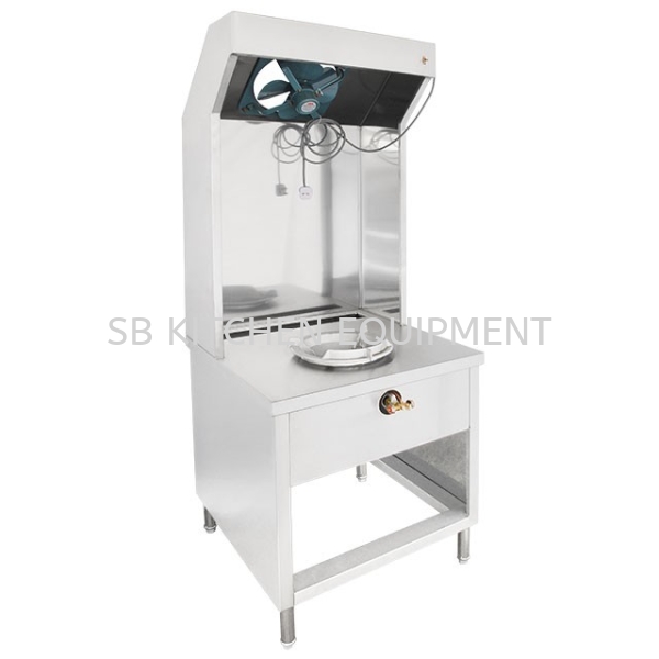 Stainless Steel Mee Goreng Stall with Fan Kitchen Equipment Selangor, Malaysia, Kuala Lumpur (KL), Sungai Buloh Supplier, Suppliers, Supply, Supplies | SB KITCHEN EQUIPMENT