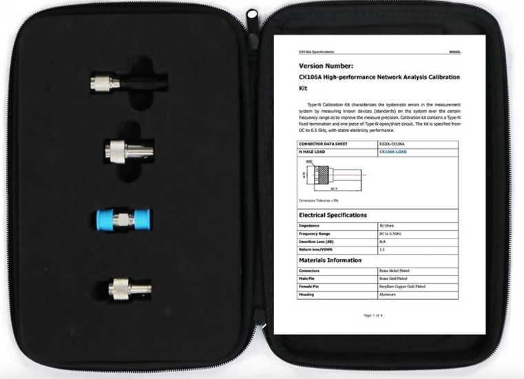 rigol ck-106a-high performance network analysis calibration kit (dc to 6.5ghz)