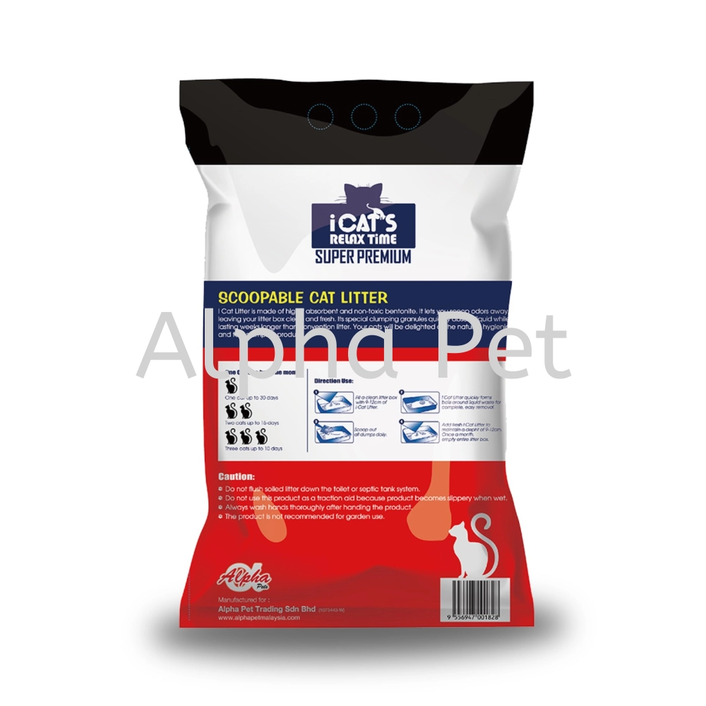 iCat's 5kg Super Premium Cat Litter (IC6009)