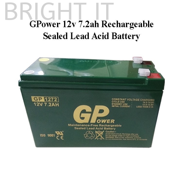 GPower 12V 7AH Battery Accessories Door Access System Product Melaka, Malaysia, Batu Berendam Supplier, Suppliers, Supply, Supplies | BRIGHT IT SALES & SERVICES