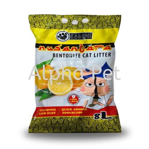Faradis Nusantara 8 Liter Bentonite Cat Litter (NS6008)