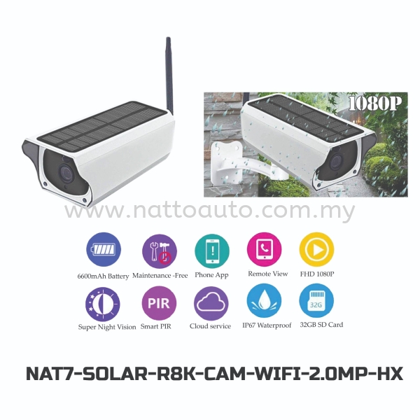 SOLAR CAMERA WITH WIFI (4MM) Home Appliances Kuala Lumpur (KL), Malaysia, Pahang, Selangor, Kuantan Supplier, Suppliers, Supply, Supplies | Natto Auto & Engineering Sdn Bhd