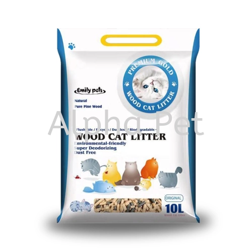 Emily Pets 10 Liter Wood Cat Litter (CWP10L)