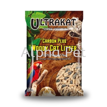 Ultrakat 35 Liter Wood Cat Litter (UKCWP35L)