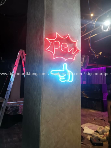 Indoor LED Neon bar signage signboard at Solaris damansara Kuala Lumpur LED NEON SIGNAGE Kuala Lumpur (KL), Malaysia Pembinaan, Pasang, Pembekal | Great Sign Advertising (M) Sdn Bhd