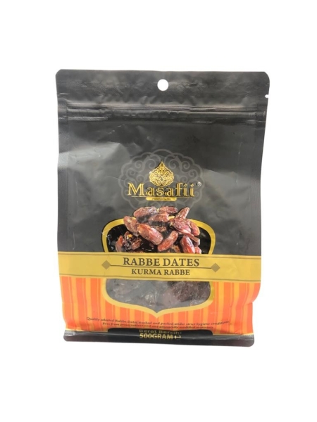 Masafii Rabbe Dates 500gm  KURMA / DATES Arabic Hotel Malaysia, Selangor, Kuala Lumpur (KL), Shah Alam, Petaling Jaya (PJ) Supplier, Manufacturer, Supply, Supplies | Milky Way Food Industries Sdn Bhd