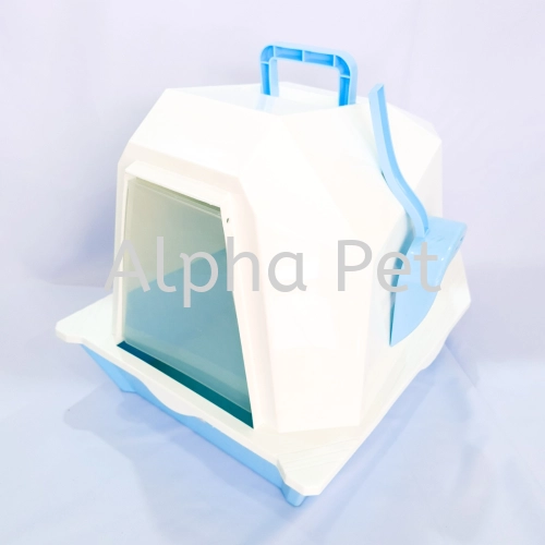 Cat Litter Tray With Cover & Scoop (RJ704)