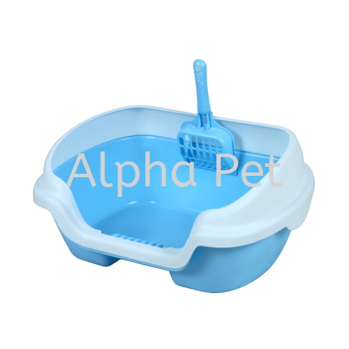 Cat Litter Tray With Cover & Scoop (CP6001)
