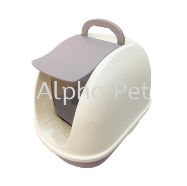 Cat Litter Tray With Cover & Scoop (CP6007)