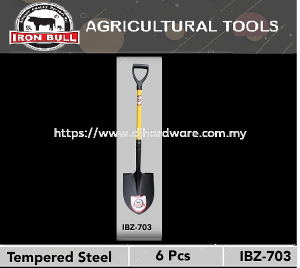 IRON BULL AGRICULTURAL TOOLS SHOVEL TEMPERED STEEL IBZ 703 (WS) SHOVEL HAND TOOLS TOOLS & EQUIPMENTS Selangor, Malaysia, Kuala Lumpur (KL), Sungai Buloh Supplier, Suppliers, Supply, Supplies | DJ Hardware Trading (M) Sdn Bhd