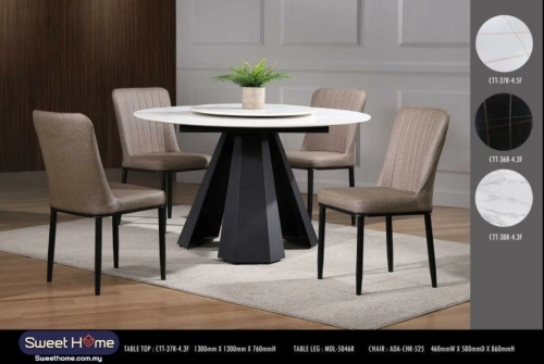 4ft Ceramic Sintered stone 6 seaters full set 1+ 6 Dinning Table 