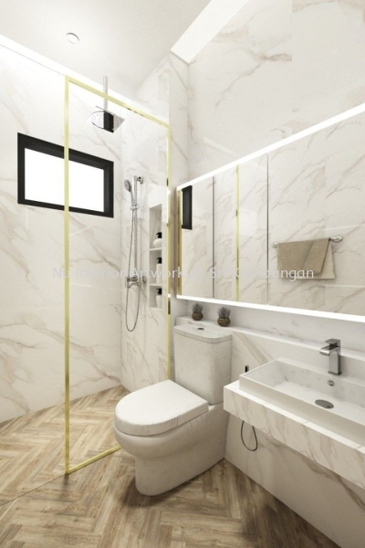 Bathroom Bathroom Design Selangor, Malaysia, Kuala Lumpur (KL), Seri Kembangan Services | NU Interior Art Work