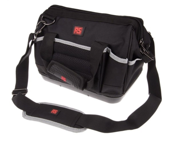 788-7205 RS PRO Polyester Tool Bag with Shoulder Strap 310mm x 200mm x 210mm