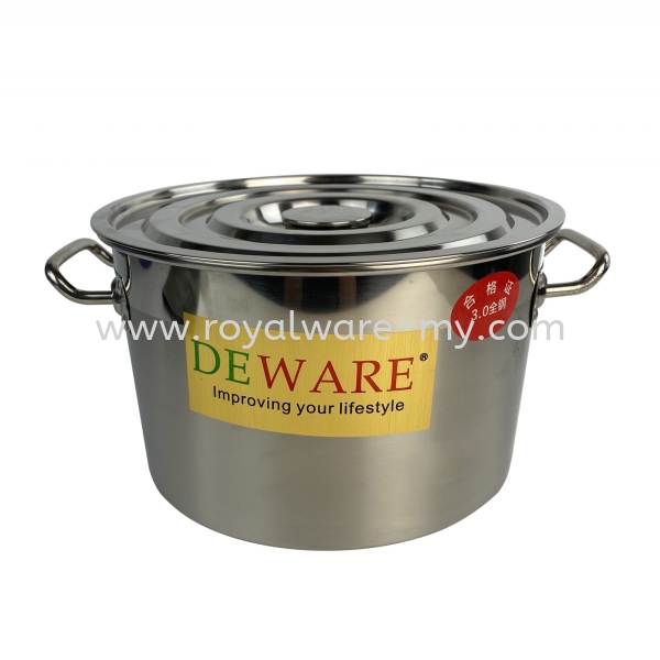 Deware 45cm 3MM Soup Pot Deware Stainless Steel Malaysia, Selangor, Kuala Lumpur (KL), Klang Supplier, Manufacturer, Supply, Supplies | Wei Khing Marketing Sdn Bhd