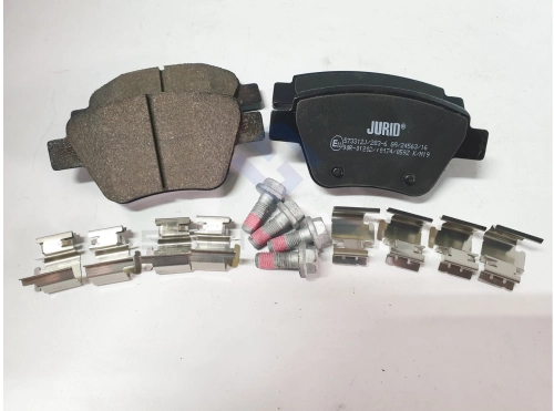 Audi A1, A3, Volkswagen Beetle, Golf VI, Jetta III/ IV, Scirocco and Touran - Rear Brake Pad Set (JURID) 