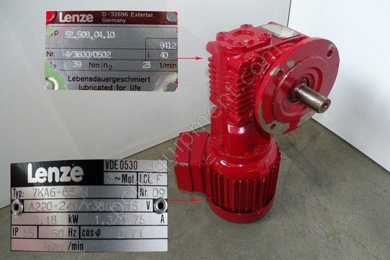 7KA6-654H 7KA6654H LENZE Motor with Gearhead Repair Malaysia Singapore Indonesia USA Thailand
