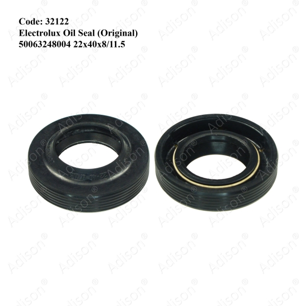 Code: 32122 Electrolux Oil Seal (Original) (10 PCS Pack) Oil Seal / Bearing Washing Machine Parts Melaka, Malaysia Supplier, Wholesaler, Supply, Supplies | Adison Component Sdn Bhd