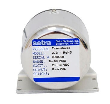 SETRA Model 270 Analog Sensor Differential Pressure Sensors Pressure Sensor Setra Malaysia, Penang, Butterworth Supplier, Suppliers, Supply, Supplies | TECH IMPRO AUTOMATION SOLUTION SDN BHD