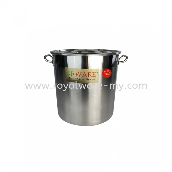 Deware 45cm 3MM Stock Pot Deware Stainless Steel Malaysia, Selangor, Kuala Lumpur (KL), Klang Supplier, Manufacturer, Supply, Supplies | Wei Khing Marketing Sdn Bhd