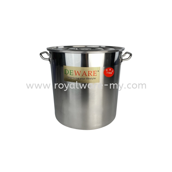 Deware 55cm 3MM Stock Pot Deware Stainless Steel Malaysia, Selangor, Kuala Lumpur (KL), Klang Supplier, Manufacturer, Supply, Supplies | Wei Khing Marketing Sdn Bhd