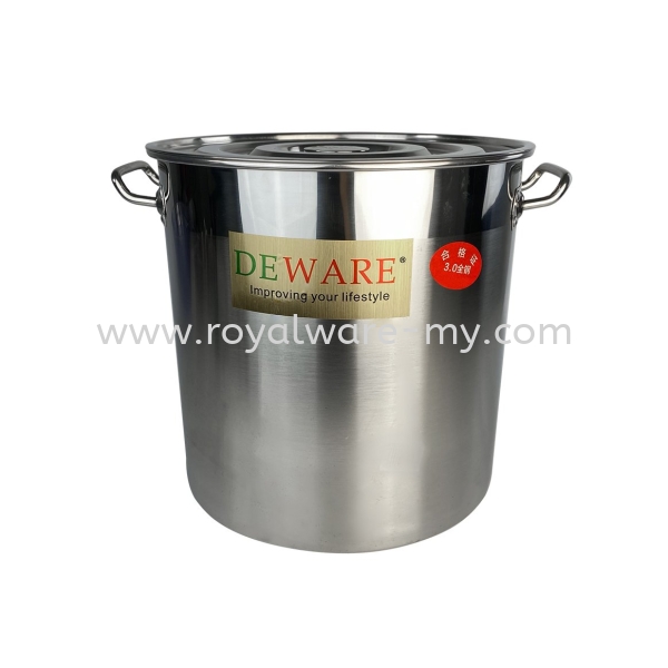 Deware 70cm 3MM Stock Pot Deware Stainless Steel Malaysia, Selangor, Kuala Lumpur (KL), Klang Supplier, Manufacturer, Supply, Supplies | Wei Khing Marketing Sdn Bhd