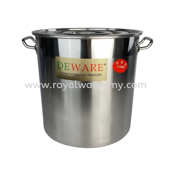 Deware 75cm 3MM Stock Pot Deware Stainless Steel Malaysia, Selangor, Kuala Lumpur (KL), Klang Supplier, Manufacturer, Supply, Supplies | Wei Khing Marketing Sdn Bhd