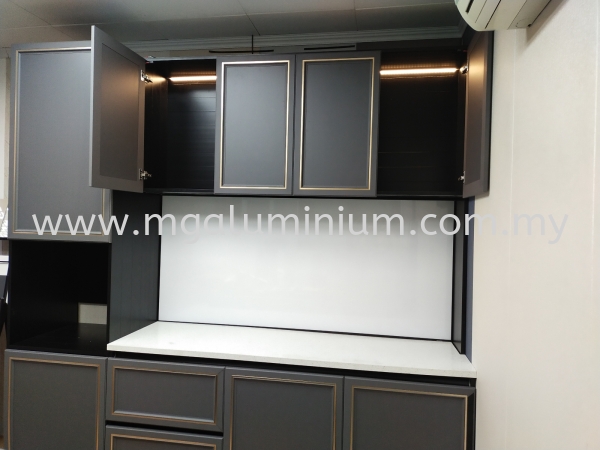 Aluminium Euro Style Cabinet Aluminium Euro Style Cabinet Johor Bahru (JB), Johor. Design, Installation, Supply | MG Aluminium & Glass Works