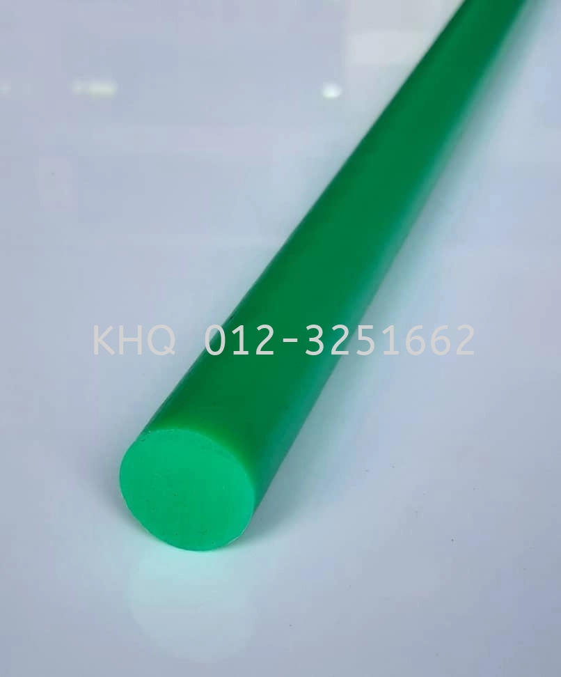 HDPE ( High Density Poly Ethylene ) Rod : Green