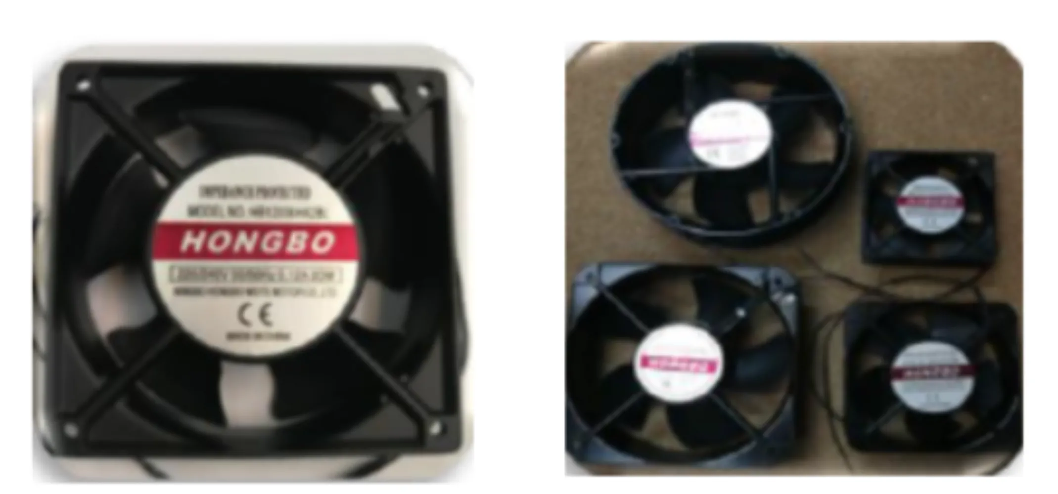 HONGBO AXIAL FAN (BALL BEARING) 220V-240V, 50hz 4"/6"/8" [CF12038/CF15050/CF20060/CF22060]