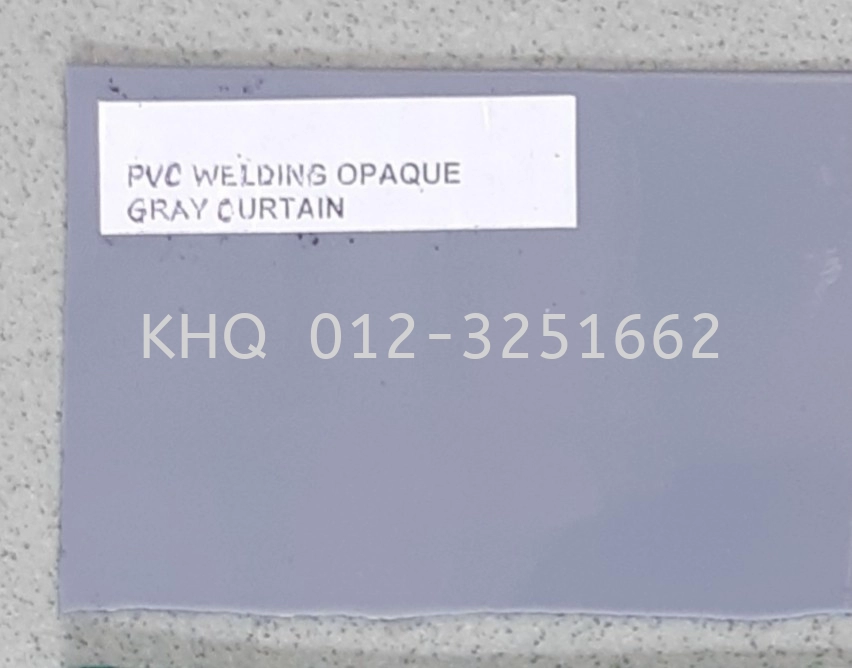 PVC Welding Opaque Gray Curtain Strip