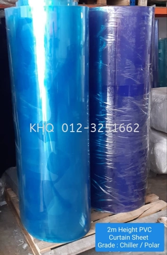  2m High PVC Curtain Sheet Grade : Chiller / Polar