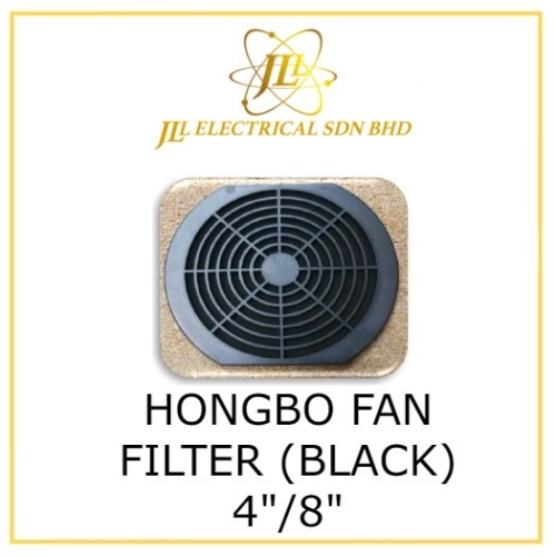 HONGBO FAN FILTER (BLACK) 4"/8" [PGF120120120, PGF172150172]