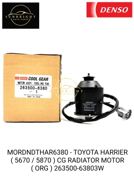 MORDNDTHAR6380 - TOYOTA HARRIER ( 5670 / 5870 ) CG RADIATOR MOTOR ( ORG ) 263500-63803W