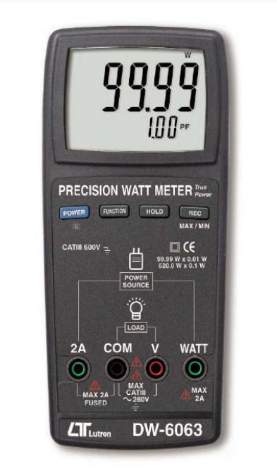 lutron dw-6063 precision watt meter