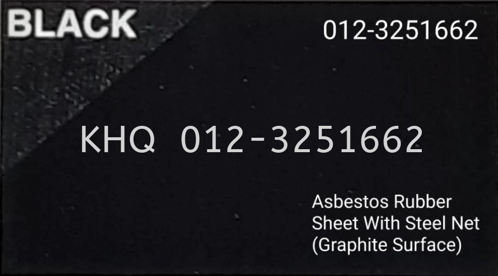 Asbestos Rubber Sheet With Steel Net ( Graphite Surface )