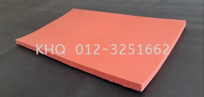 Red Silicone Sponge Sheet