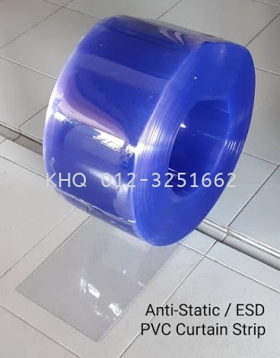  Anti-Static / ESD PVC Curtain Clear Flat Strip