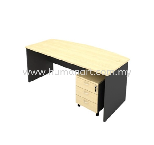 6 FEET EXECUTIVE OFFICE TABLE C/W MOBILE PEDESTAL 3D SET - Dataran Prima | Glenmarie Shah Alam | Chan Sow Lin