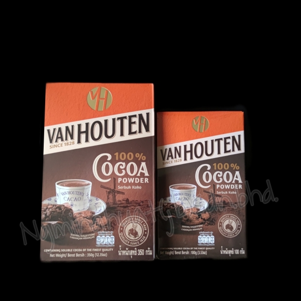 VANHOUTEN Cocoa Powder (350gm , 100gm) Cocoa Powder Bakery Ingredient Johor Bahru (JB), Malaysia, Larkin, Century Garden Supplier, Suppliers, Supply, Supplies | Ng Ming Huat (JB) Sdn Bhd