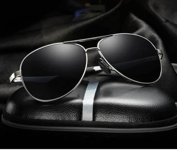 Aviation Frame Quality Oversized Spring Leg Alloy Men Sunglasses Polarized Brand Design Pilot Male S