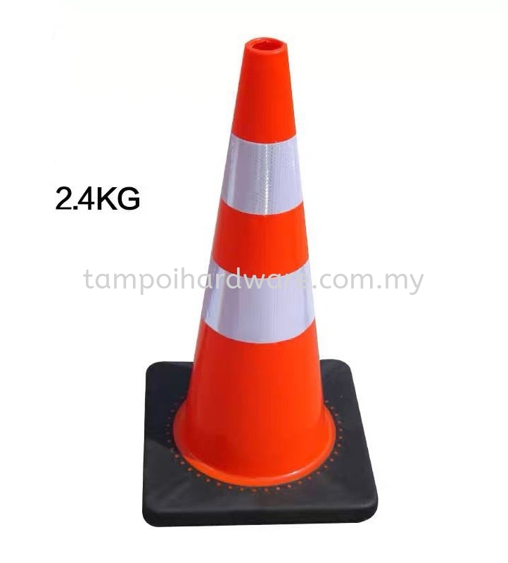 Safety Cone With Rubber Base - 30 Road Safety Equipments Personal  Protective Equipments Johor Bahru (JB), Malaysia