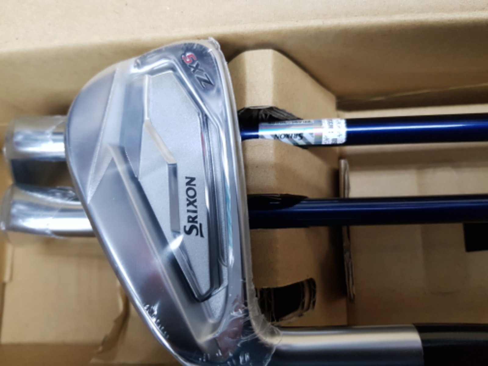 Srixon ZX5 Forged Graphite Diamana ZX Stiff Flex Left Hand Irons 5 to 9p