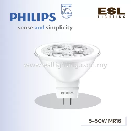 PHILIPS Essential 5-50W LEDspot MR16 GU5.3 24D (Non-Dimm)