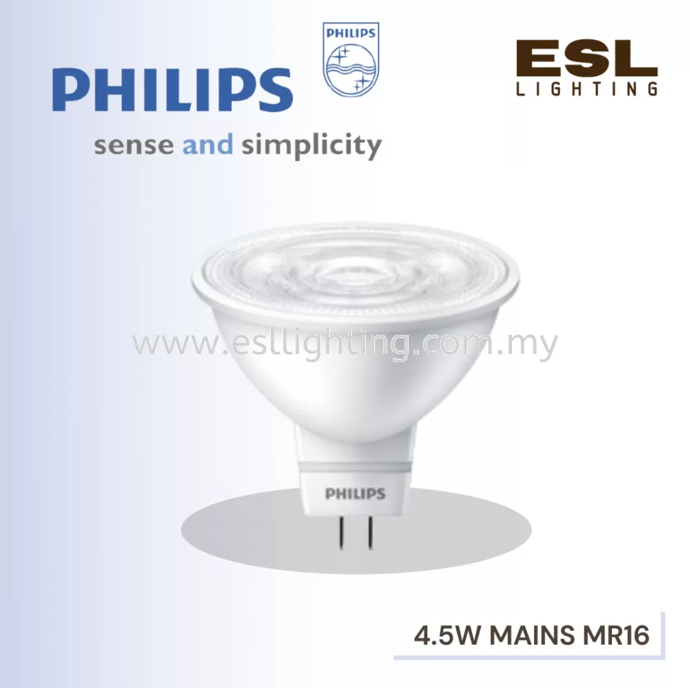 PHILIPS 4.5-50W ESSENTIAL LED MR16 36D