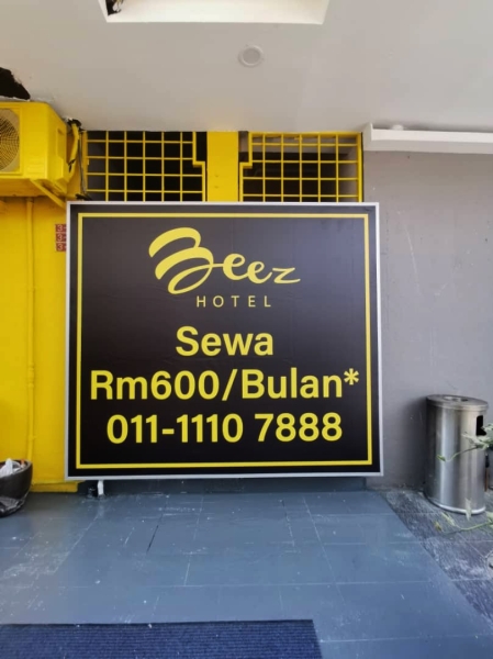 Bee Hotel Signage Signage Seremban, Nilai, Malaysia, Negeri Sembilan Manufacturer, Supplier, Supply, Supplies | A Class Neon Sign Sdn Bhd